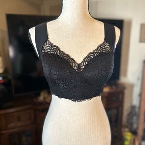 Elegant Black Lace Bralette